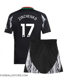 Günstige Arsenal Oleksandr Zinchenko #17 Auswärts Trikotsatzt Kinder 2024-25 Kurzarm (+ Kurze Hosen)